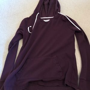 Burgundy Long Sleeve Hoodie
